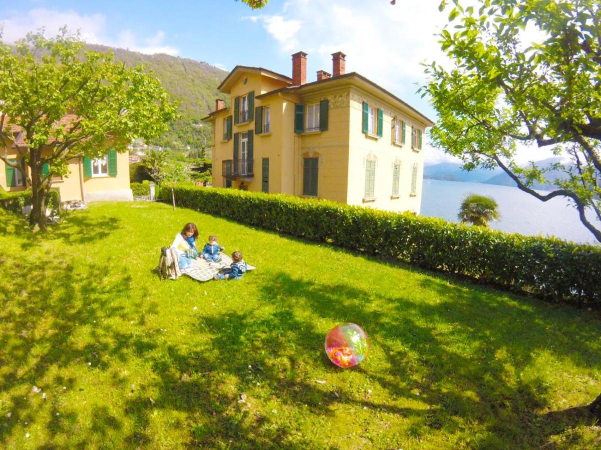 The Comfort - Big Apartment In Villa With Garden And Terrace Argegno Exteriör bild