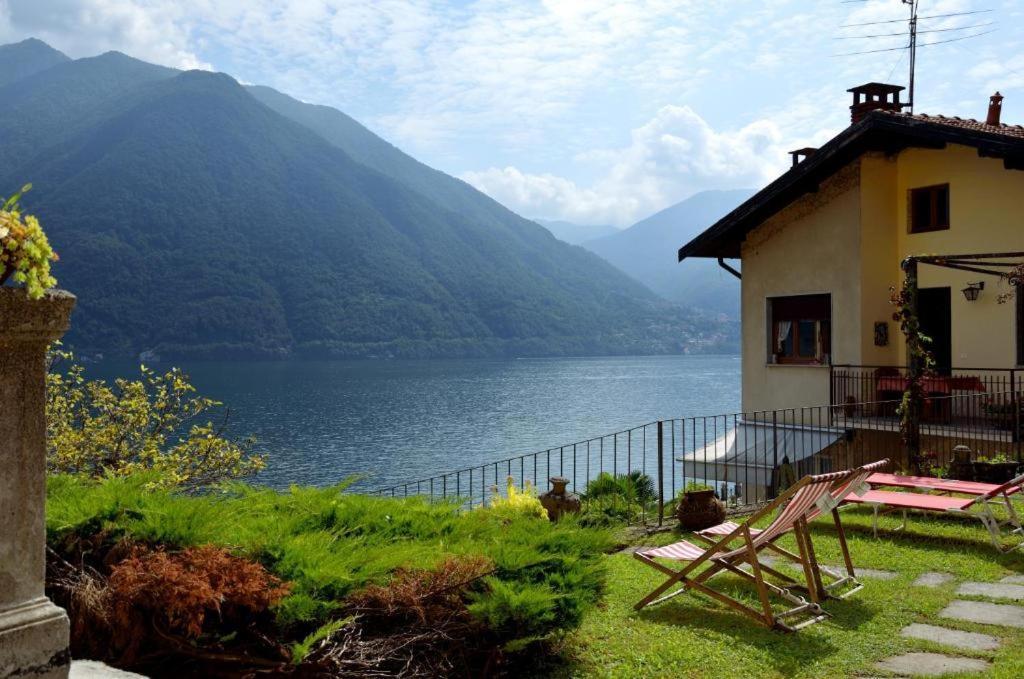 The Comfort - Big Apartment In Villa With Garden And Terrace Argegno Exteriör bild